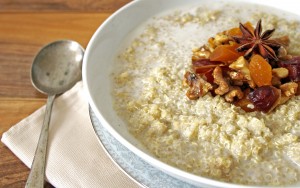 Warm Spiced Quinoa Porridge