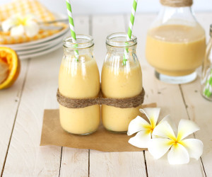 Peach, Orange and Ginger Smoothie