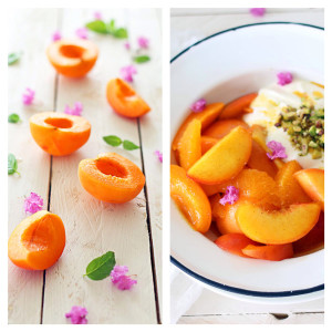 Vanilla Baked Stone Fruit ~ theluminouskitchen.com
