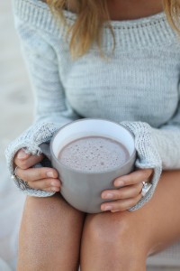 Healthy Hot Chocolate ~ The Luminous Kitchen www.theluminouskitchen.com