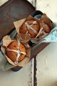 Gluten Free Hot Cross Buffins ~ a mix between a bun and a muffin ~ The Luminous Kitchen