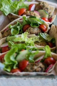 baked falafel: The Luminous Kitchen