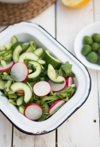 Chopped Salad with Italian Dressing ~ The Luminous Kitchen