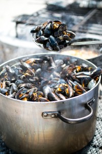 Mussels in white wine ~ The Luminous Kitchen
