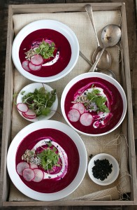 Behind the Scenes of a Food Shoot: Beetroot Soup