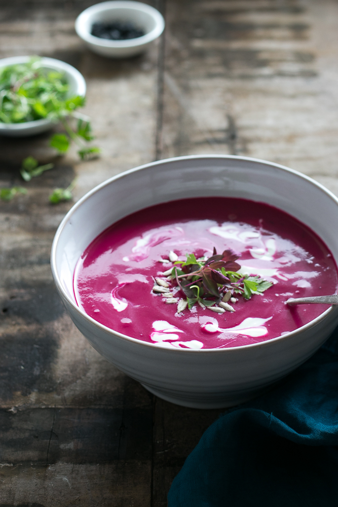 Behind the Scenes of a Food Shoot: Beetroot Soup