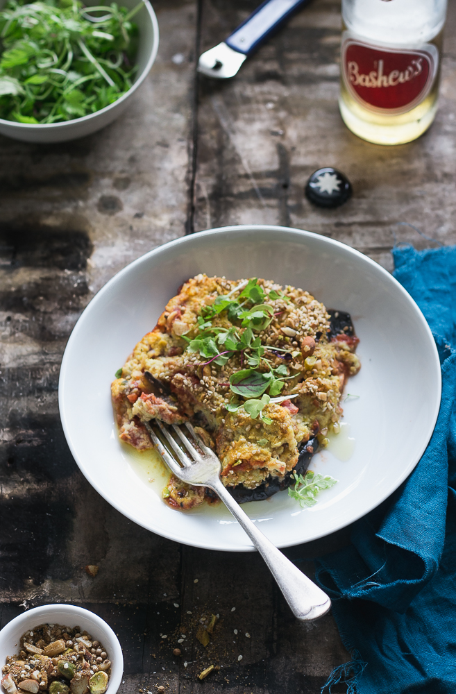 Eggplant Parma with Cauliflower &amp;quot;Cheese&amp;quot;