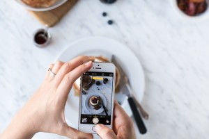 Buckwheat pancakes with baked peaches and vanilla bean yogurt || The Luminous Kitchen