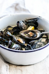 Black Atlantic Mussels in White Wine || The Luminous Kitchen