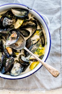 Black Atlantic Mussels in White Wine || The Luminous Kitchen