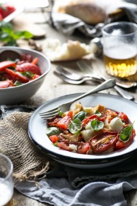 Caprese Panzanella Salad || The Luminous Kitchen