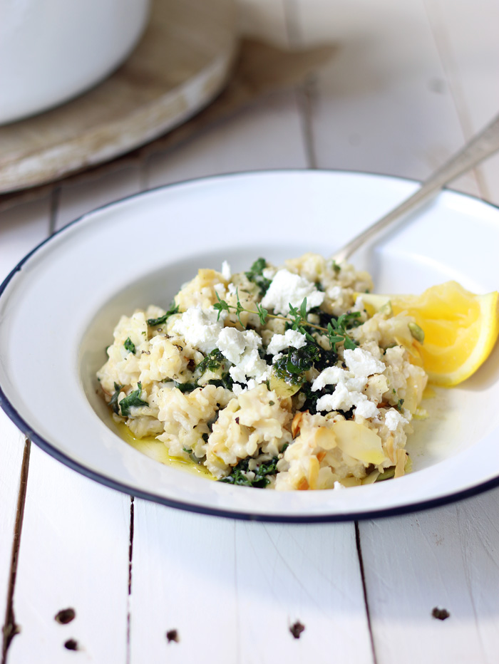 Brown Rice and Kale Risotto